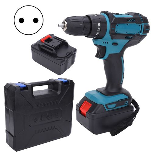 XYONG Perceuse electrique sans balais, tournevis portatif, outil de percage rechargeable au lithium, prise AC110-240VEU