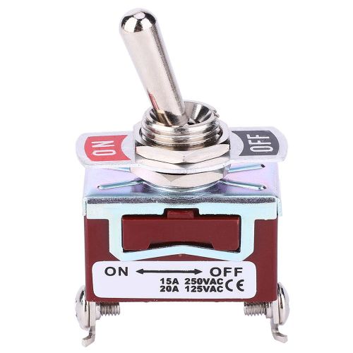 Interrupteur a bascule monopole etanche a 2 positions, 5 pieces, T701A