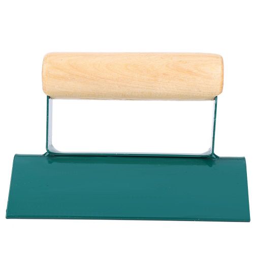 Truelle a platre avec manche en bois de 150 mm, lame en acier, truelle d'angle interieure, outils de platrage manuels, angle d'arc