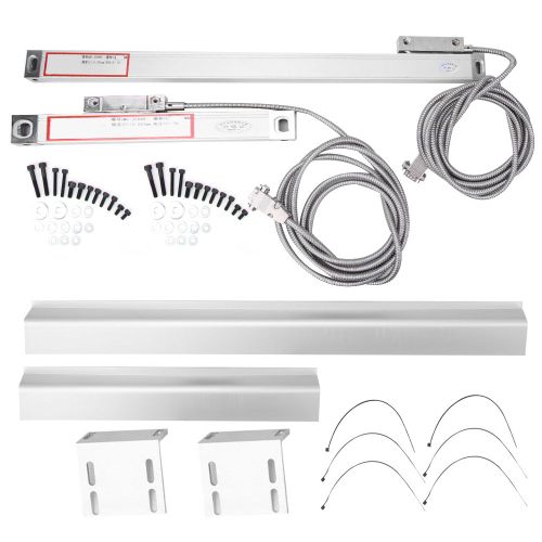 2 echelles lineaires 2AE/3AE axes en alliage d'aluminium moule, affichage DRO 100/500 mm