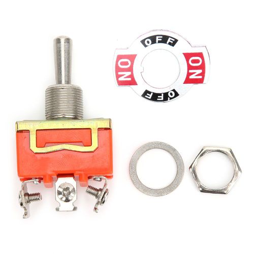 Lot de 10 mini interrupteurs a bascule E-TEN1122 AC 250 V 15 A, 3 positions, 3 broches, ON/OFF