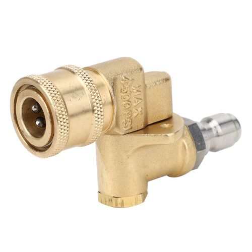 Buse de pulverisation pour nettoyeur haute pression, embout de buse reglable a 5 niveaux et a 180¡ã, prise rapide de 1/4 pouce