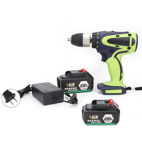 Perceuse-visseuse electrique sans fil 250 W 21 V Li-ion rechargeable, prise US 80-240 V, 2 batteries