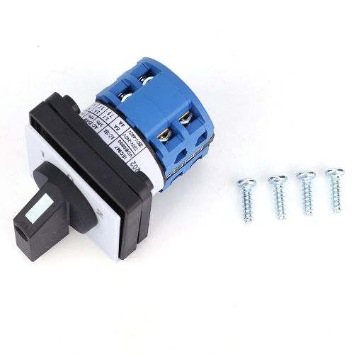 Interrupteur a cames 3 positions 2 poles, alimentation electrique a double inverseur JYW29-20/2