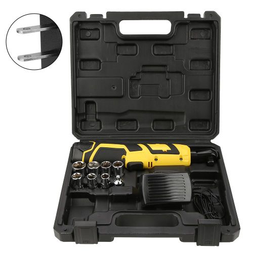 Jeu de cles a cliquet a angle droit sans fil 12 V 3/8 po 40 Nm, prise americaine 110 V