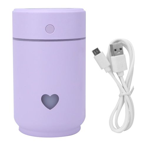 Humidificateur electrique 220 ml DC5 V, humidificateur d'air ultra-silencieux, violet