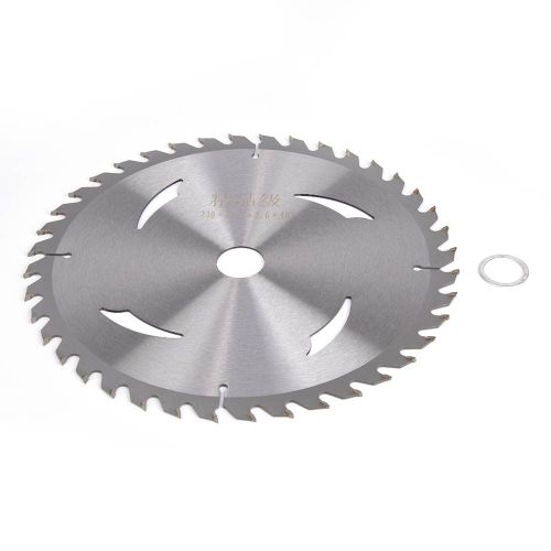 Disque de scie circulaire en carbure cemente pour le travail du bois 230 x 25,4 x 2,6 mm 40 dents