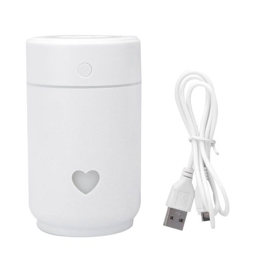 Humidificateur electrique 220 ml DC5 V, humidificateur d'air ultra-silencieux, beige