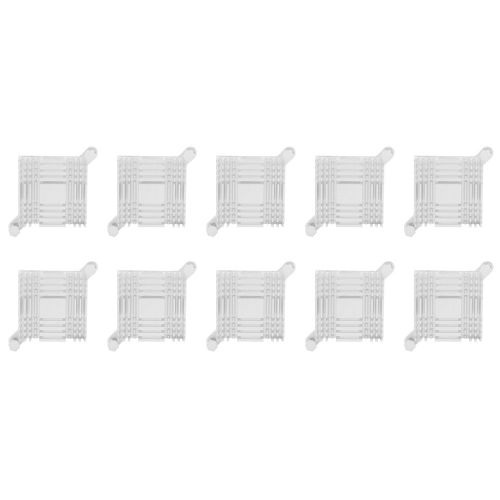 Lot de 10 dissipateurs thermiques en aluminium, 38 x 38 x 10 mm, pour carte mere et puce IC