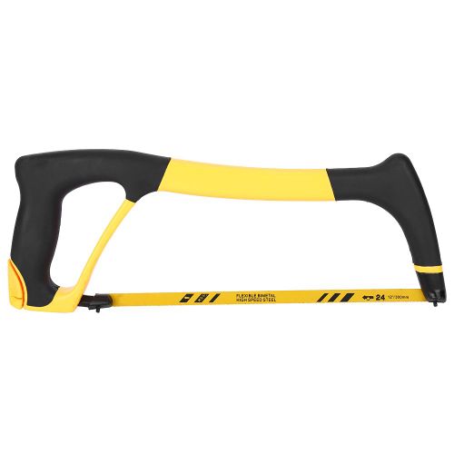 Scie a metaux manuelle reglable en caoutchouc souple pour acier inoxydable (350 mm)