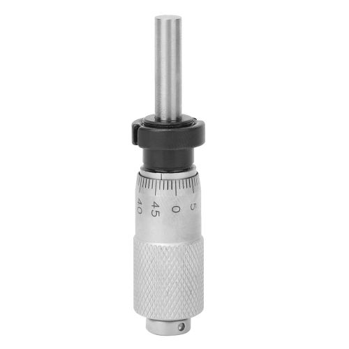 Micrometre a tete spherique plate 0-13 mm pour le reglage fin de divers instruments de precision (tete plate avec ecrou)