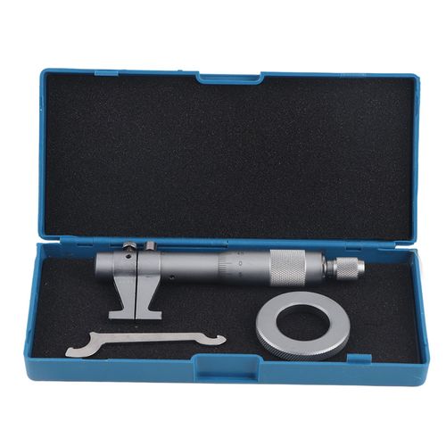 Micrometre interieur en acier inoxydable, outil de mesure de haute precision avec tete en alliage 25-50 mm/50-75 mm