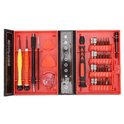 Kit D'outils De Demontage De Telephone Portable 38 En 1, Kit De Reparation D'instruments Electroniques De Precision