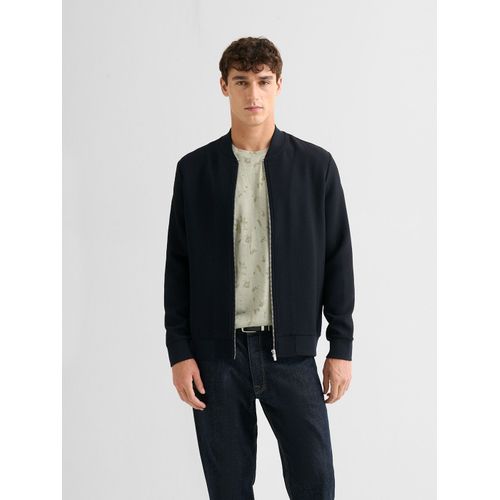 Veste Légère Col Teddy Texturé