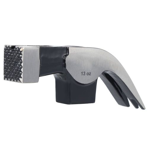 Tete de marteau a griffes de charpentier a double fourche a angle de courbure de 13 oz pour outil de travail du bois a domicile