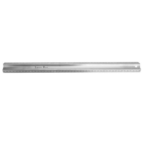 Regle de coupe de type M, outil de mesure en acier inoxydable, accessoire materiel, echelle claire pour le dessin (type M 450 mm)