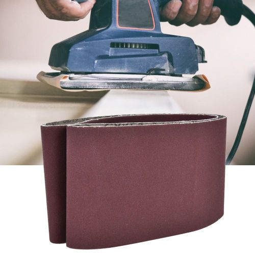 Lot de 10 bandes abrasives 915 x 100 mm pour ponceuse a bande, grain 40-180 (120#)