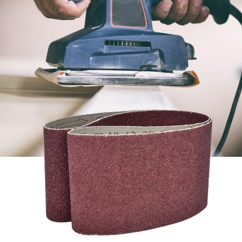 Lot de 10 bandes abrasives 915 x 100 mm pour ponceuse a bande, grain 40-180 (100#)