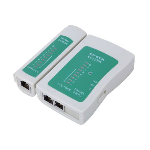 Testeur de cables reseau LAN RJ45 + RJ11 portable VC468