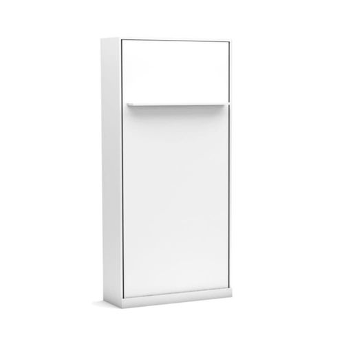 Lit Escamotable Verticaux Blanc 221x104x38cm