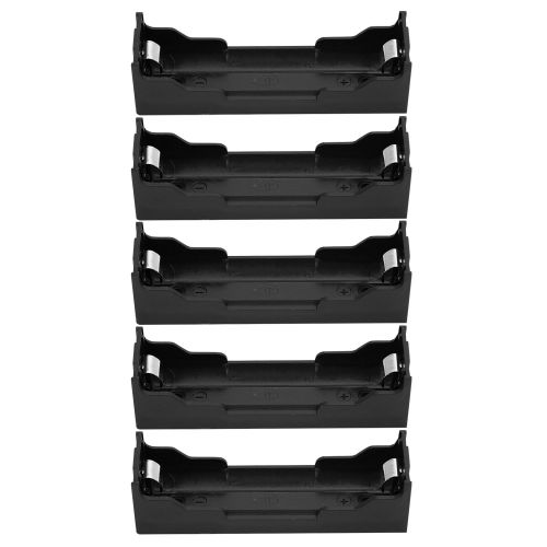 Lot de 5 boitiers de rangement pour piles avec broche rigide pour 1 pile 18650