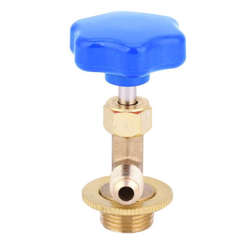 Decapsuleur De Bouteille De Refrigerant, Vanne De Distribution En Laiton 1/4 Sae Pour Climatisation R134/R22