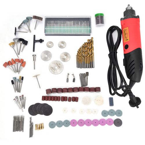 Ensemble de meuleuse electrique 6 vitesses variables, mini perceuse et graveur reglables, 240 W, prise UE 220 V