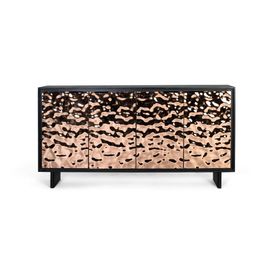 Buffet Contemporain En Bois De Manguier Et Pieds En Fer