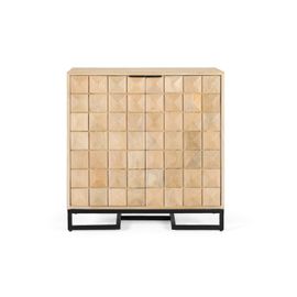 Buffet Artisanal En Bois De Manguier Avec Veinage Naturel