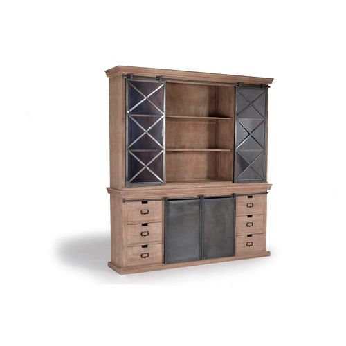 Armoire De Style Industriel En Bois De Manguier