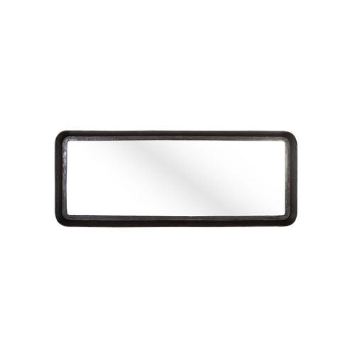 Miroir rectangulaire avec cadres en métal bronze vieilli