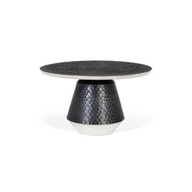 Table Basse Ronde Entièrement Réalisée En Aluminium.