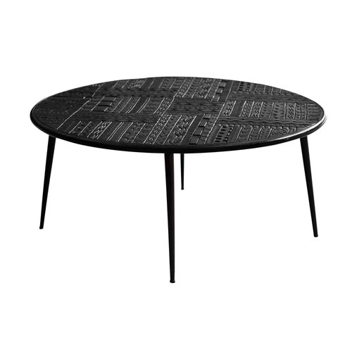 Table Basse En Bois De Manguier Et Pieds En Métal
