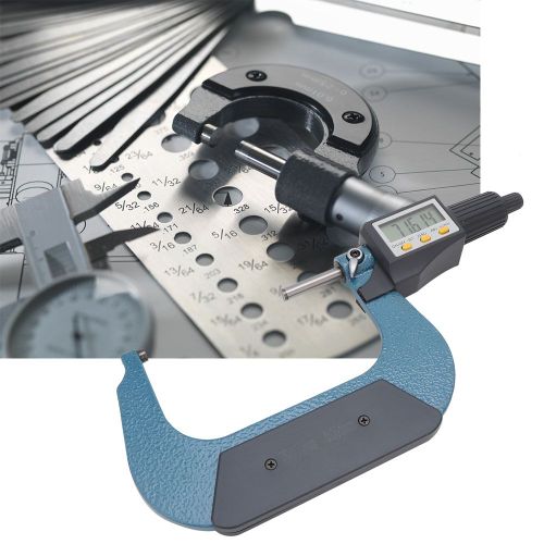 Micrometre a affichage numerique en alliage chrome, faible erreur, resolution 0,001 mm (75 a 100 mm)