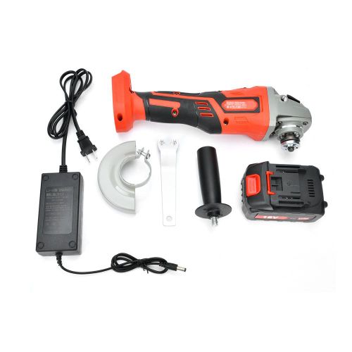 Meuleuse d'angle electrique industrielle sans balais 18 V 4,0 Ah, polisseuse, prise britannique 80-240 V