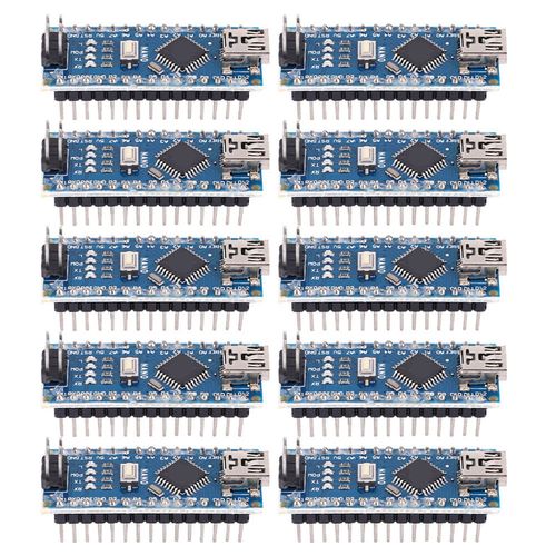 Lot de 10 modules de carte microcontroleur ATmega328P 5 V 16 Mbit/s pour Arduino