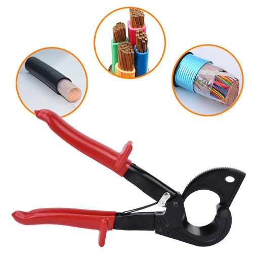 Pince a denuder multifonctionnelle a cliquet, coupe-cable en aluminium, outil manuel de coupe