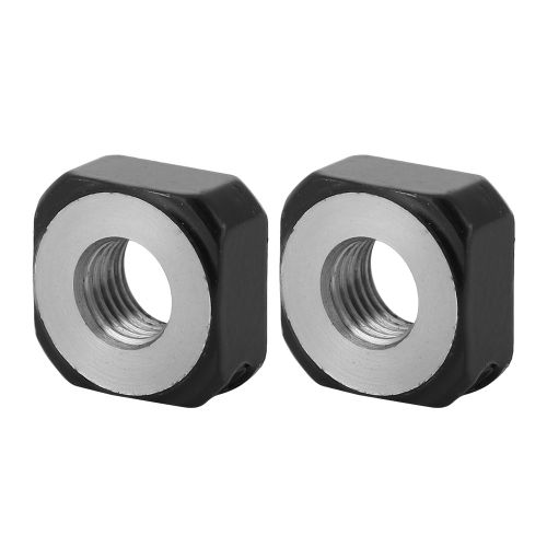 Lot de 2 ecrous de blocage metalliques haute precision en laiton pour vis a billes M06 x 0,75 mm