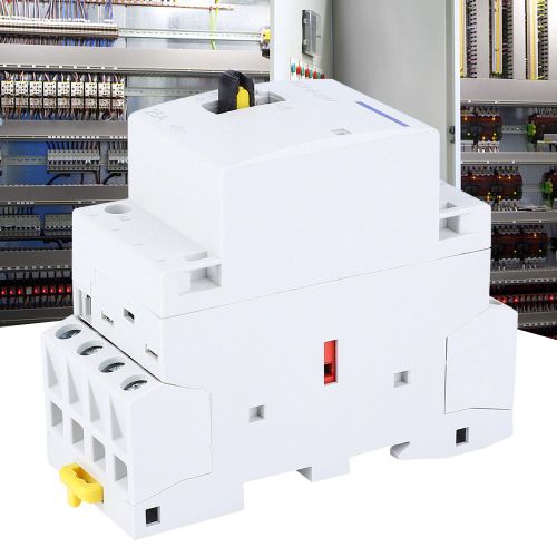 Contacteur modulaire domestique CA BCH8-25M 230 V 4 poles 25 A avec interrupteur de commande manuel (4NC)