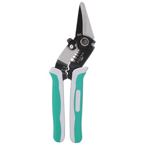 Pince a denuder multifonction pour cables et fils, outil manuel de coupe et de sertissage pour bornes d'electricien