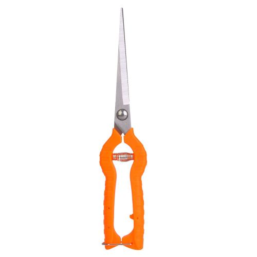 Secateur allongeant coupe-raisin en acier inoxydable ciseaux outil a main de jardin avec ressort puissant