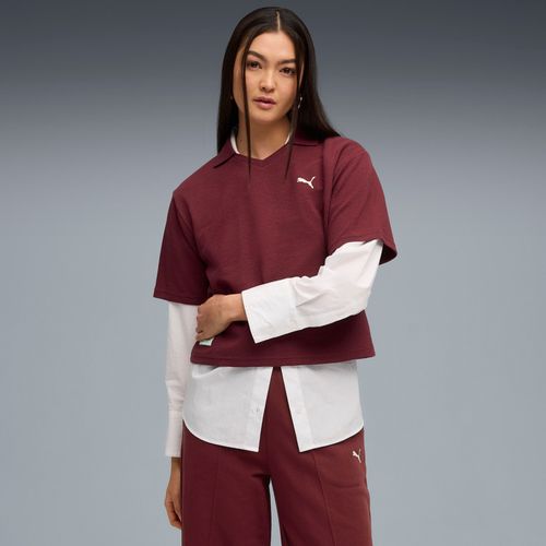 T-Shirt Décontracté À Col Polo Puma Class Femme