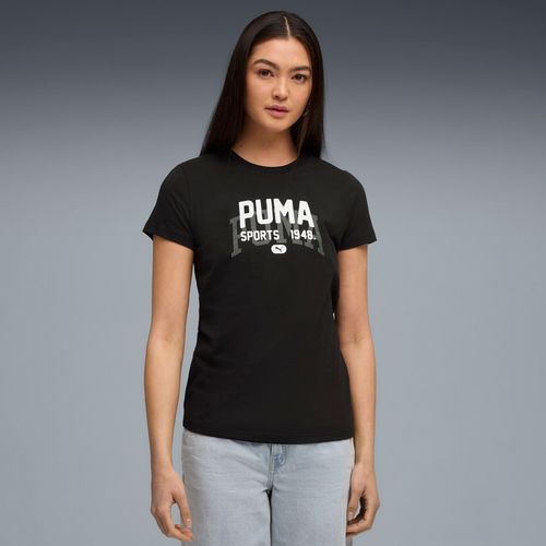 T-Shirt À Motif Style Université Femme