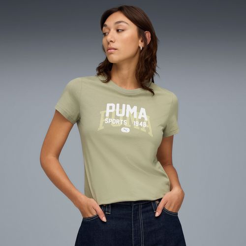 T-Shirt À Motif Style Université Femme