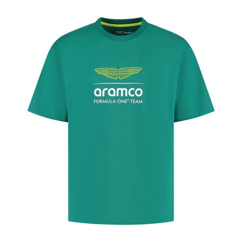 T-Shirt Aston Martin F1 Pour Homme Avec Grand Logo ¿ Vert