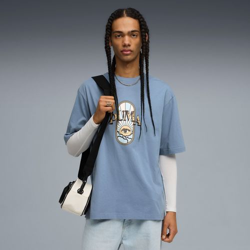 T-Shirt Boxy À Motif Puma Fest Homme