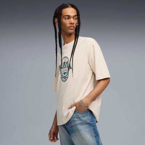 T-Shirt Boxy À Motif Puma Fest Homme