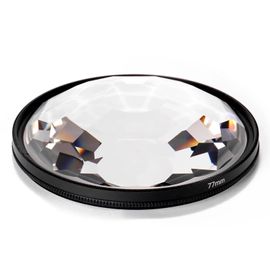 (WHITE GERMANY)Prisme en verre 77mm,kaléidoscope,filtre en verre pour appareil photo,nombre Variable de sujets,accessoires de photographie SLR,filtre en verre