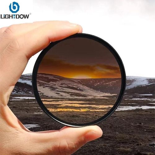 ( 49mm)Filtre d'objectif Lightdow GND 0.9 densité neutre graduée gris pour objectif d'appareil photo Canon Sony Nikon