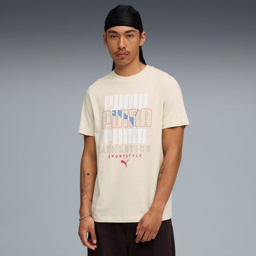 T-Shirt À Motifs Superposés Homme
